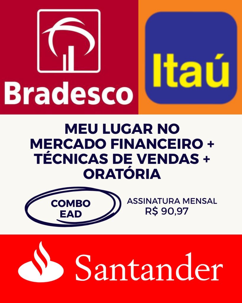 Meu Lugar no Mercado Financeiro + Técnicas de Vendas + Oratória